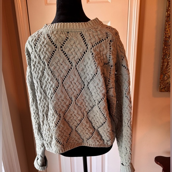 Sincerely Jules Textured Knit Sweater - Light sage green - Picture 8 of 9